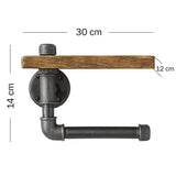 PIPE Wall Mounted Toilet Roll Holder-BATHROOM>ACCESSORIES-[sale]-[design]-[modern]-Modern Furniture Deals