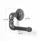 Pipe Wall Mounted Toilet Roll Holder-BATHROOM>ACCESSORIES-[sale]-[design]-[modern]-Modern Furniture Deals