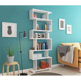 PIRI Bookcase - White - White-FURNITURE>BOOKCASES-[sale]-[design]-[modern]-Modern Furniture Deals