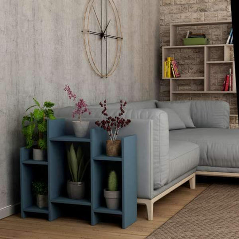 Pots Side Unit-Turquoise-Modern Furniture Deals