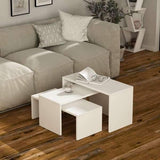 Quara 3 Nesting Tables-Mocha-Antique White-Modern Furniture Deals