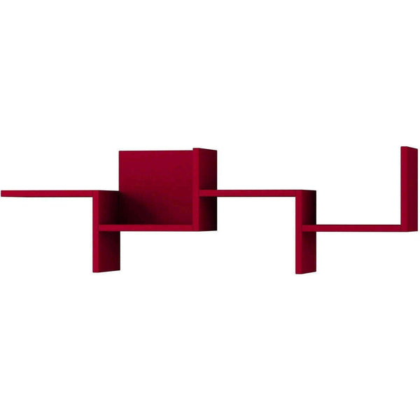 Raquel Shelf-Burgundy-Modern Furniture Deals