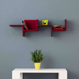 Raquel Shelf-Burgundy-Modern Furniture Deals