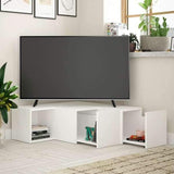 Recta Corner Tv Cabinet-White-Modern Furniture Deals