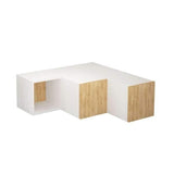 Recta Corner Tv Cabinet-White-Oak-Modern Furniture Deals