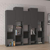 Rock Cabinet /Bookcase-Grey-Modern Furniture Deals