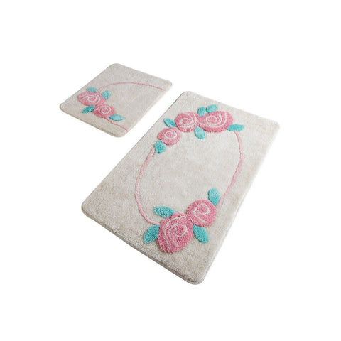 Rosalin - Ecru Bath Mat-Bath Mat-[sale]-[design]-[modern]-Modern Furniture Deals