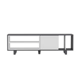 Rosi Tv Unit Anthracite - White-FURNITURE>TV STANDS>TV STAND-[sale]-[design]-[modern]-Modern Furniture Deals