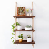 Rustic 3 Tier Rope Shelf-Wall Shelf-[sale]-[design]-[modern]-Modern Furniture Deals