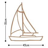 SAILBOAT - COPPER Wall Art-Metal Wall Art-[sale]-[design]-[modern]-Modern Furniture Deals