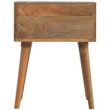 Scandinavian 2 Drawer Bedside Green-Modern Furniture Deals