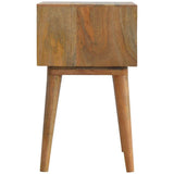 Scandinavian 2 Drawer Bedside Green-Modern Furniture Deals