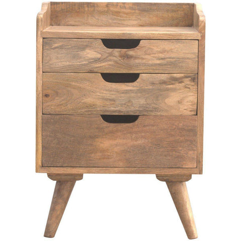 Scandinavian 3 Drawer Bedside-Modern Furniture Deals