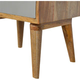 Scandinavian 3 Drawer Bedside Grey-Modern Furniture Deals