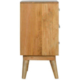 Scandinavian 4 Drawer Bedside Multi Colour-Modern Furniture Deals