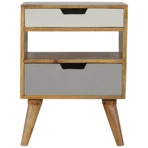 Scandinavian Cut Out Bedside-Modern Furniture Deals