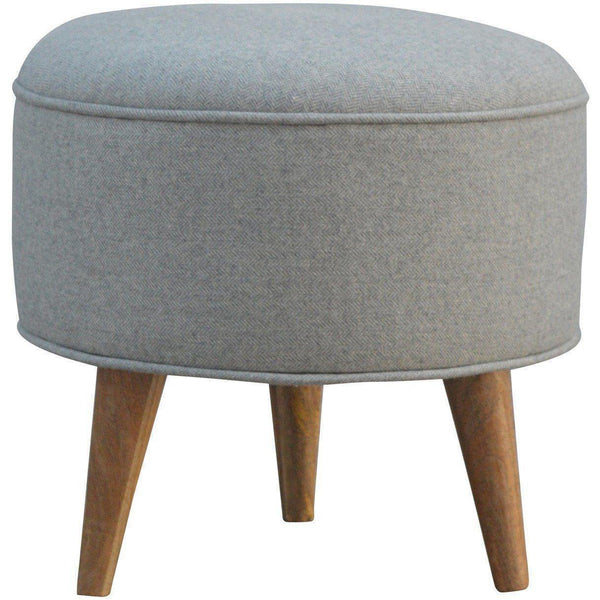 Scandinavian Round Footstool-Modern Furniture Deals