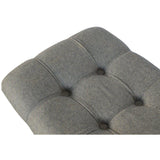 Scandinavian Round Grey Footstool-Modern Furniture Deals