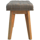 Scandinavian Tweed Bench-Modern Furniture Deals