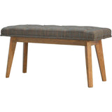 Scandinavian Tweed Bench-Modern Furniture Deals