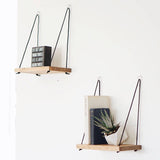 Set of 2 Single Rustic Rope Shelf-Wall Shelf-[sale]-[design]-[modern]-Modern Furniture Deals