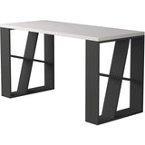 Shelfy Desk-White-A.Grey-Modern Furniture Deals
