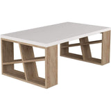 Shelfy Table-White-Oak-Modern Furniture Deals