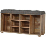 Shoe Rack, Upholstered Seat-Modern Furniture Deals