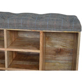 Shoe Rack, Upholstered Seat-Modern Furniture Deals