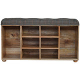Shoe Rack, Upholstered Seat-Modern Furniture Deals