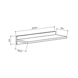 Simple Shelf-White-Modern Furniture Deals