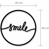 Smile Metal Wall Art-Modern Furniture Deals
