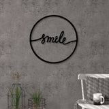 Smile Metal Wall Art-Modern Furniture Deals