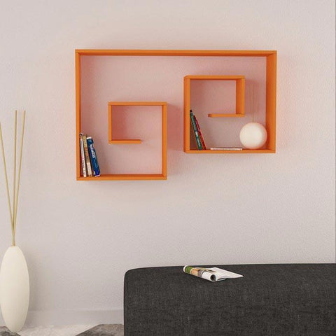 Space Shelf Orange-Orange-Modern Furniture Deals
