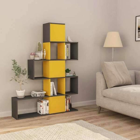 Stairway Bookcase-White-Oak-Modern Furniture Deals