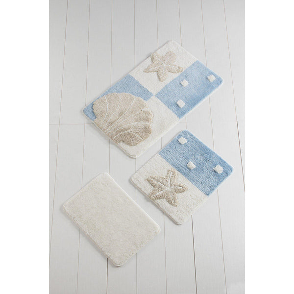 Starfish Blue 2 Bath Mat-Bath Mat-[sale]-[design]-[modern]-Modern Furniture Deals