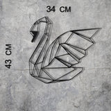 SWAN Wall Art-Metal Wall Art-[sale]-[design]-[modern]-Modern Furniture Deals