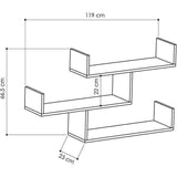 Temple Wall Shelf-Mocha-Modern Furniture Deals
