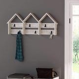 Terraced Coat Rack-Antique White-Modern Furniture Deals