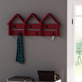 Terraced Coat Rack-Burgundy-Modern Furniture Deals