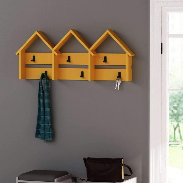 Terraced Coat Rack-Mustard-Modern Furniture Deals