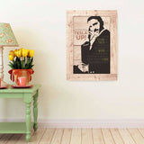 Tesla Wooden Print-Modern Furniture Deals