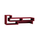 Tetris Tv Stand-Burgundy-Modern Furniture Deals