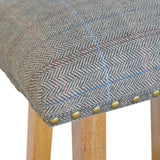 Upholstered Tweed Stool-Modern Furniture Deals