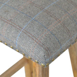 Upholstered Tweed Stool-Modern Furniture Deals