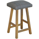 Upholstered Tweed Stool-Modern Furniture Deals