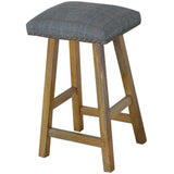 Upholstered Tweed Stool-Modern Furniture Deals