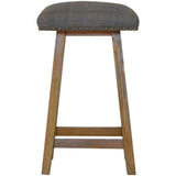 Upholstered Tweed Stool-Modern Furniture Deals