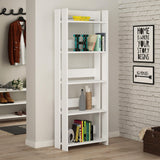 Valz Bookcase-White-Modern Furniture Deals