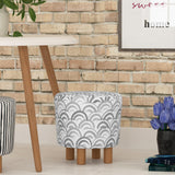 Vano Pouffe-Dark Floral-Modern Furniture Deals